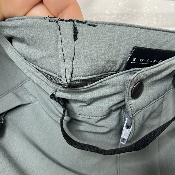 Loki Gear Grey Nylon Cargo Straight Leg Pants Men's Size XL BLEMISH - Picture 5 of 7